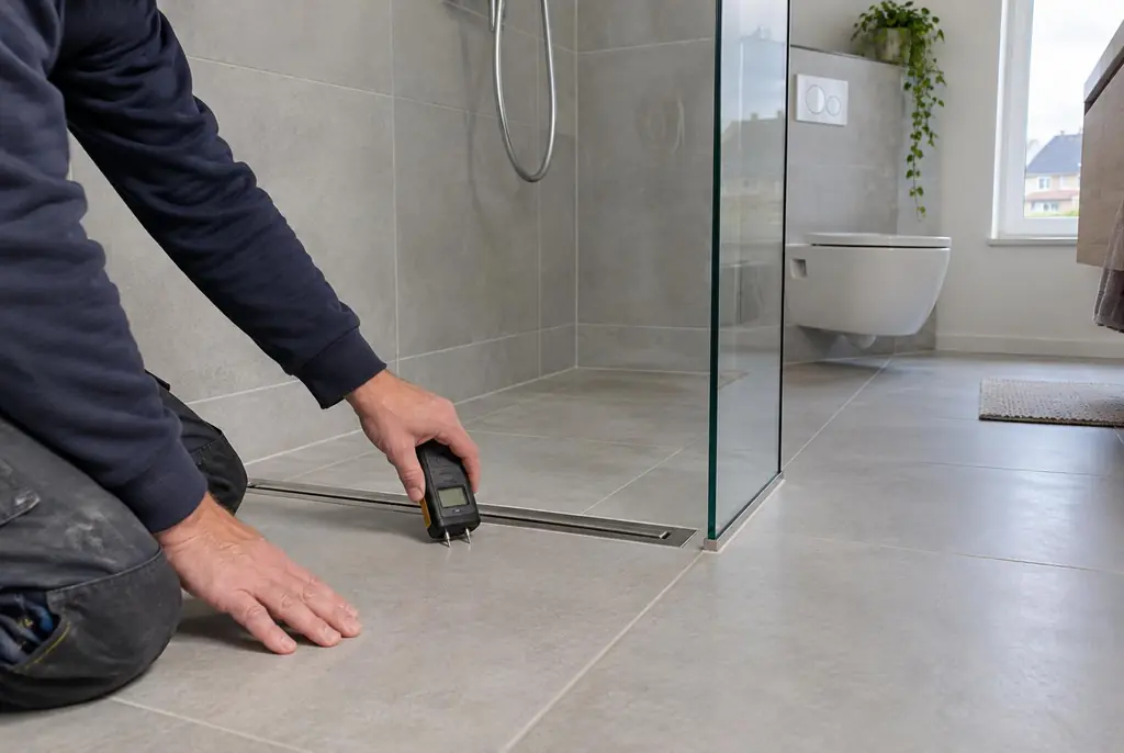Lekdetectie Haarlem – badkamer in een nieuwbouwwoning